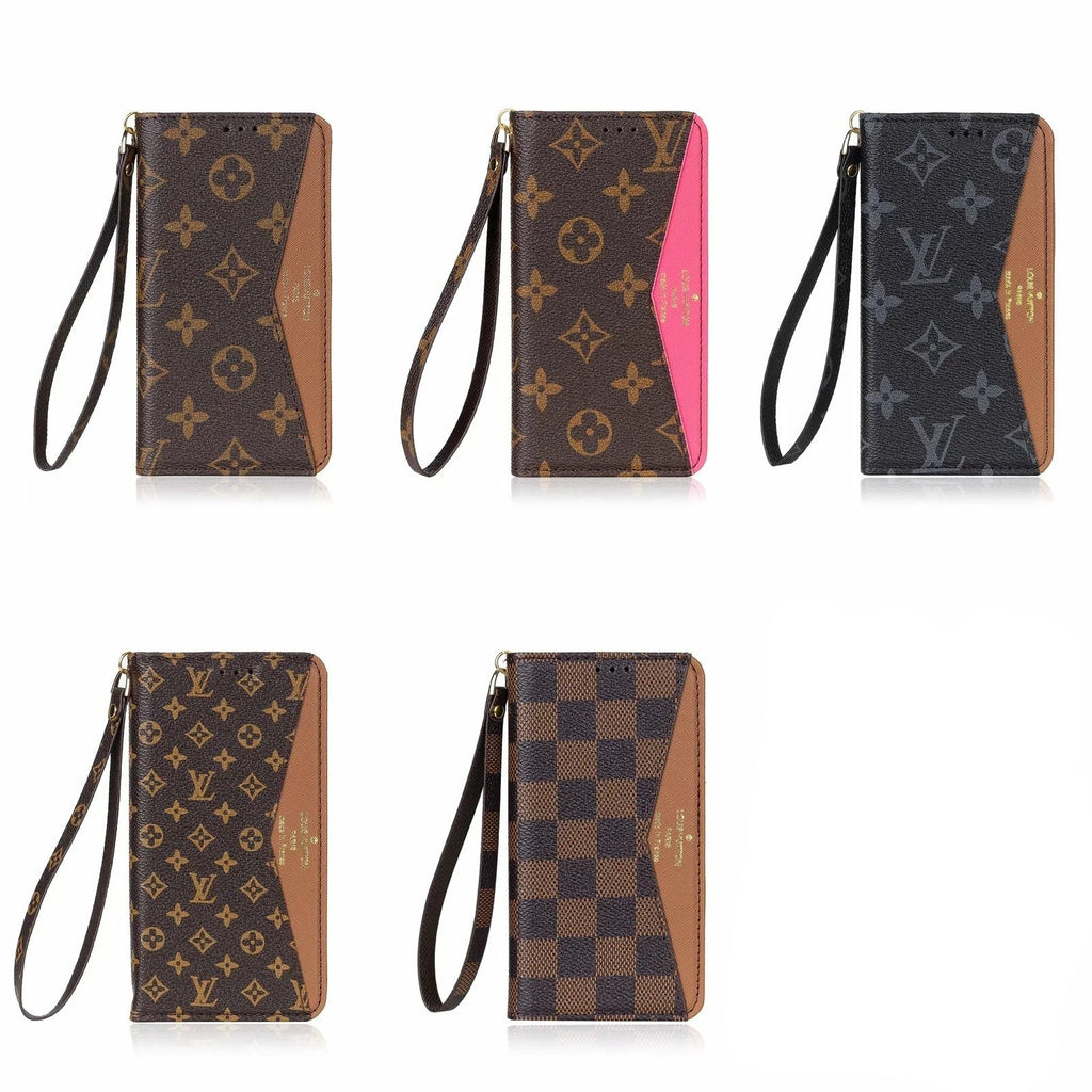 Louis Vuitton Brown Monogram Canvas iPhone x Folio Case Louis Vuitton