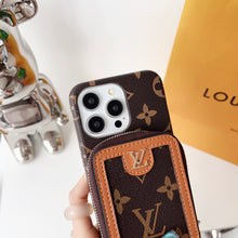 Upcycled Louis Vuitton iPhone 16 Pro Max wallet phone case cover