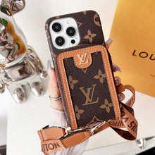 Upcycled Louis Vuitton iPhone 16 Pro wallet phone case cover