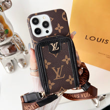 Upcycled Louis Vuitton iPhone 16 wallet phone case cover