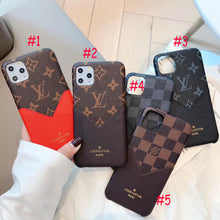 Upcycled Louis Vuitton iPhone 14 wallet phone case