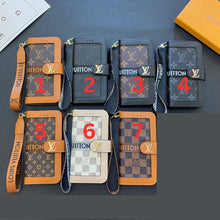 Upcycled Louis Vuitton iPhone 12 Pro wallet phone case