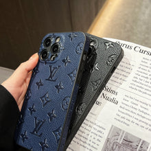 Upcycled Louis Vuitton iPhone 14 wallet phone case