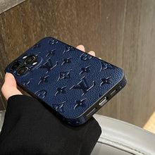 Image of an Upcycled Louis Vuitton iPhone 12 Pro Max wallet phone case, showcasing the unique design and craftsmanship