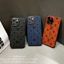 Upcycled Louis Vuitton iPhone 15 Pro Max wallet phone case