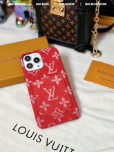 Upcycled Louis Vuitton iPhone 14 Pro Max wallet phone case