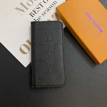 Upcycled Louis Vuitton iPhone 14 wallet phone case