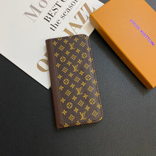 Upcycled Louis Vuitton iPhone 15 wallet phone case