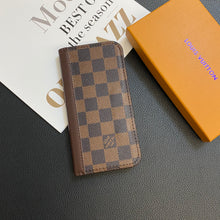 Upcycled Louis Vuitton iPhone 13 Pro wallet phone case