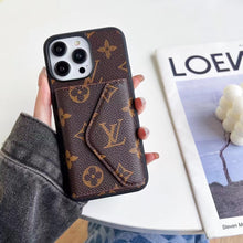 Upcycled Louis Vuitton iPhone 7+/8+ wallet phone case
