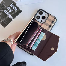 Upcycled Louis Vuitton iPhone X wallet phone case