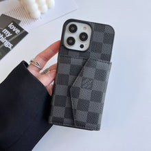 Upcycled Louis Vuitton iPhone X wallet phone case
