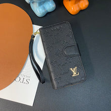 Upcycled Louis Vuitton Galaxy S22 Ultra wallet phone case