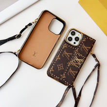 Upcycled Louis Vuitton iPhone 16 wallet phone case