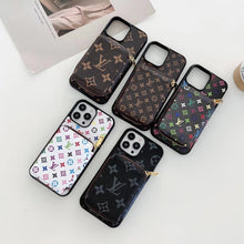 Upcycled Louis Vuitton iPhone 15 wallet phone case