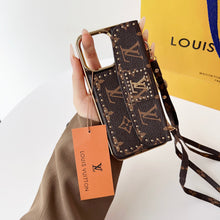 Upcycled Louis Vuitton iPhone 16 Pro wallet phone case cover