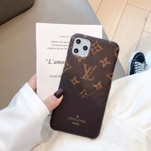 Upcycled Louis Vuitton iPhone 14 wallet phone case