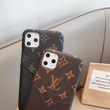 Upcycled Louis Vuitton iPhone 14 wallet phone case