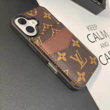 Upcycled Louis Vuitton iPhone 12 Pro Max wallet phone case