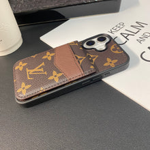 Upcycled Louis Vuitton iPhone 14 Plus wallet phone case