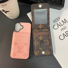 Upcycled Louis Vuitton iPhone 15 wallet phone case