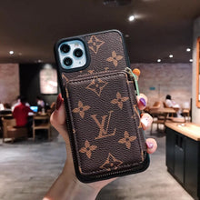 Upcycled Louis Vuitton iPhone 15 wallet phone case