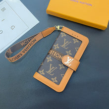 Upcycled Louis Vuitton iPhone 12 wallet phone case