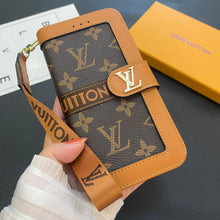 Upcycled Louis Vuitton iPhone 12 Pro Max wallet phone case