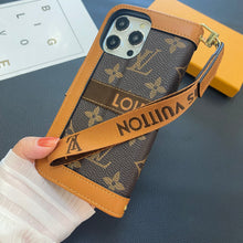 Upcycled Louis Vuitton iPhone 11 wallet phone case