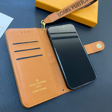 Upcycled Louis Vuitton iPhone 11 wallet phone case