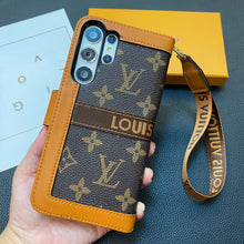 Upcycled Louis Vuitton wallet phone case for Galaxy S22+