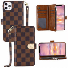 Upcycled Louis Vuitton iPhone 14 Pro Max wallet phone case