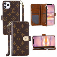 Upcycled Louis Vuitton iPhone 12 Pro Max wallet phone case