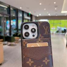 Étui portefeuille en cuir Louis Vuitton pour iPhone XS Max