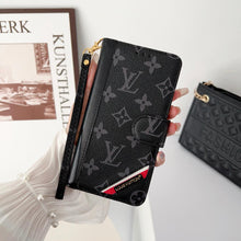 Upcycled Louis Vuitton iPhone 15 wallet phone case