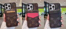 Upcycled Louis Vuitton iPhone 11 wallet phone case