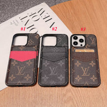 vaUpcycled Louis Vuitton iPhone 15 Pro Max wallet phone case