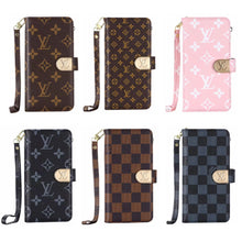 Upcycled Louis Vuitton iPhone 14 Pro Max wallet phone case