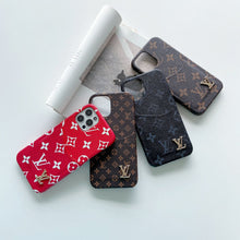 Upcycled Louis Vuitton Galaxy S21 Ultra wallet phone case