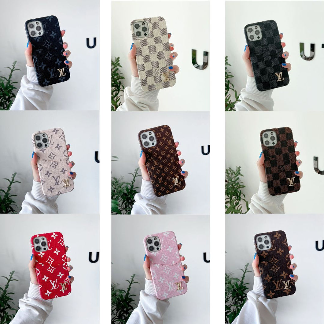 Upcycled Louis Vuitton iPhone 13 wallet phone case – Phone Swag
