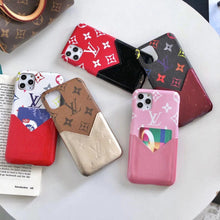 Upcycled Louis Vuitton Galaxy S9 Plus wallet phone case