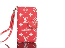 Louis Vuitton Leder Brieftasche Handyhülle für iPhone 6 / 6s Plus