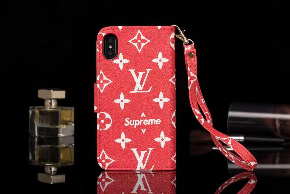 Upcycled Louis Vuitton iPhone 6/6s wallet phone case – Phone Swag