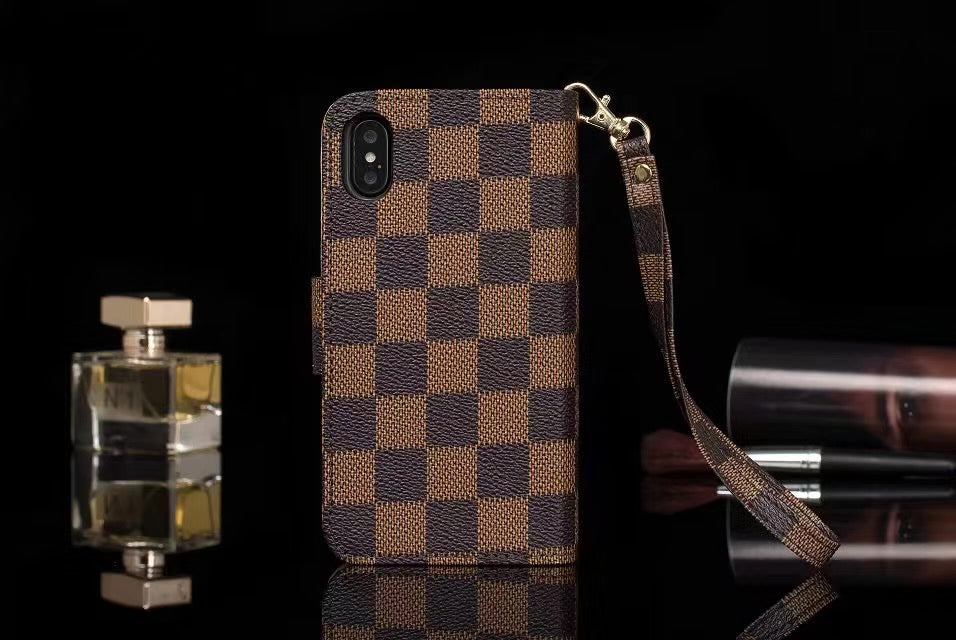Louis Vuitton Folio Case For iPhone 7 Plus Damier