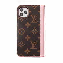 Upcycled Louis Vuitton iPhone 12 Pro wallet phone case