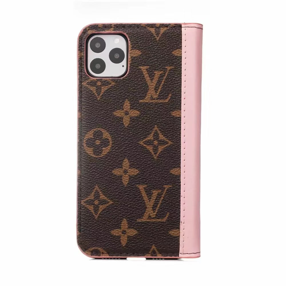 Louis Vuitton Dark Brown Phone Case iPhone 14 Pro Max 2D – javacases