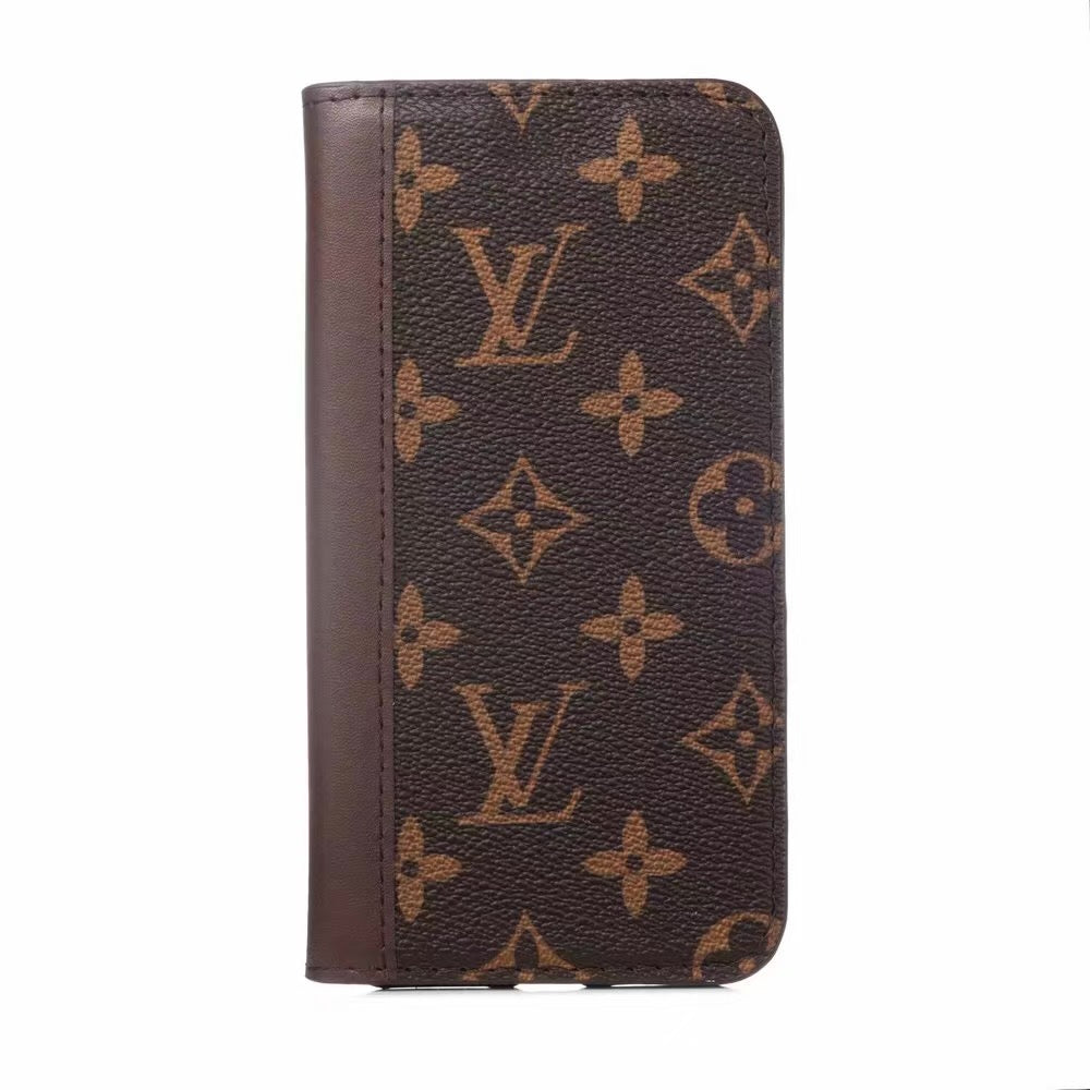 Louis Vuitton Leather Wallet Phone Case For iPhone XS Max