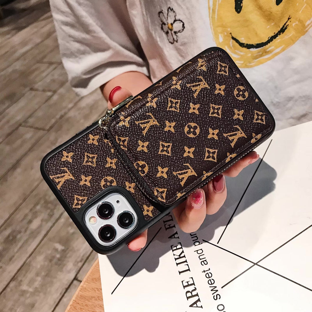 Upcycled Louis Vuitton iPhone 11 wallet phone case – Phone Swag