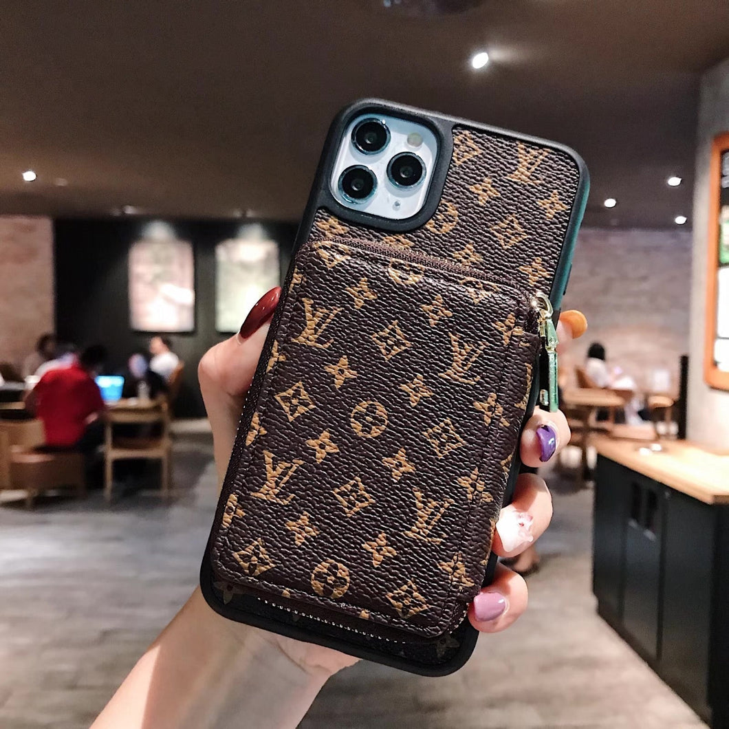 Only 32.99 usd for Upcycled Louis Vuitton iPhone 11 Pro wallet phone case  Online at the Shop