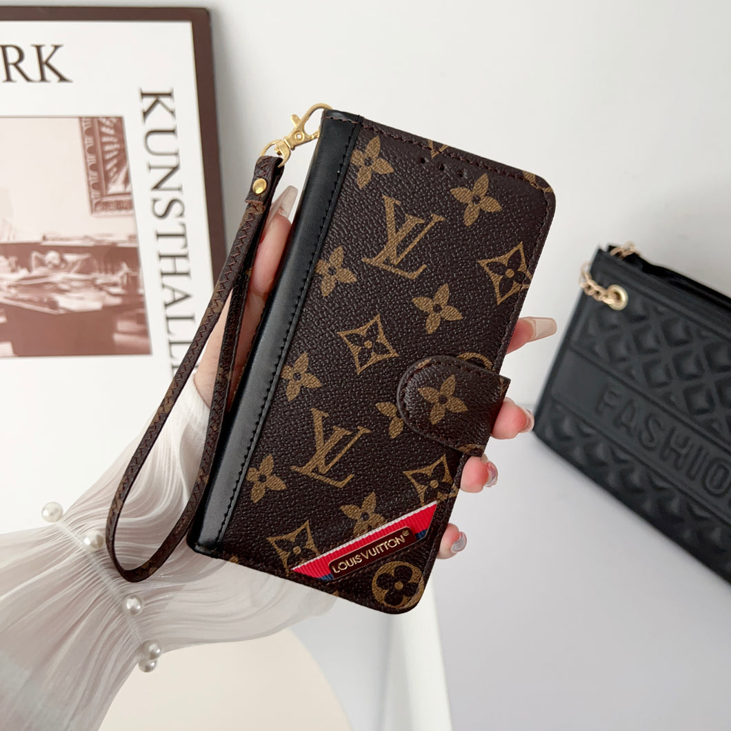 Upcycled Louis Vuitton iPhone 14 Pro wallet phone case – Phone Swag